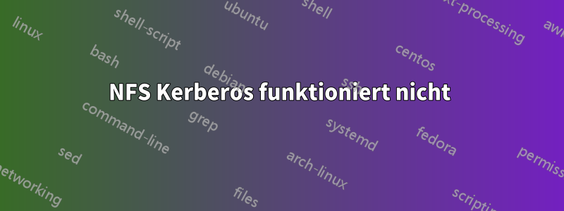 NFS Kerberos funktioniert nicht