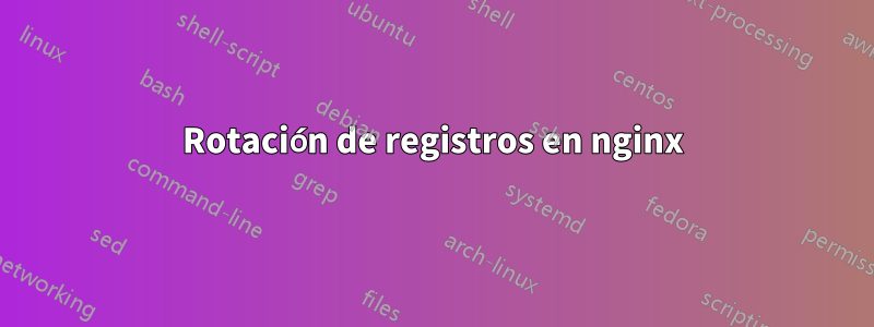 Rotación de registros en nginx
