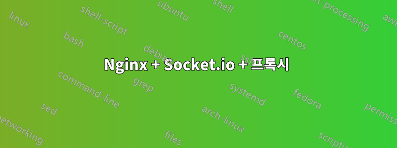 Nginx + Socket.io + 프록시