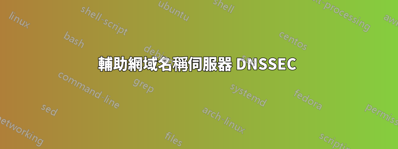 輔助網域名稱伺服器 DNSSEC