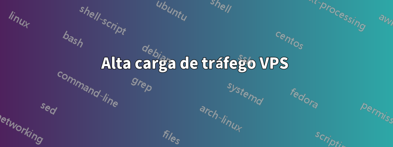 Alta carga de tráfego VPS