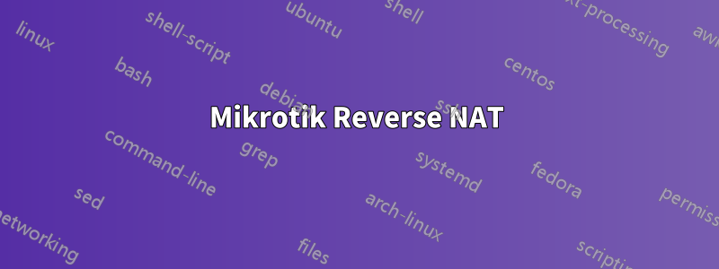 Mikrotik Reverse NAT