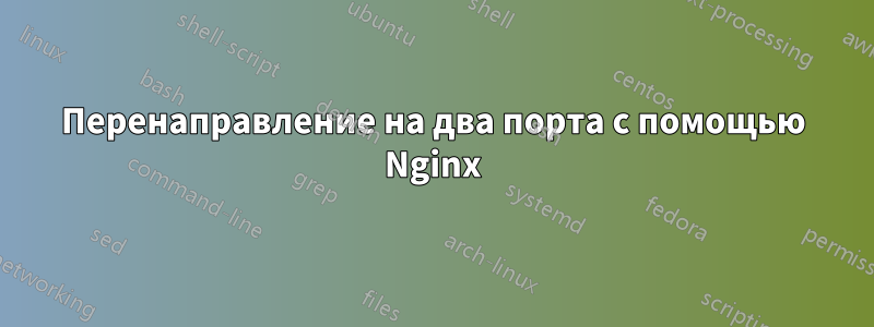 Перенаправление на два порта с помощью Nginx