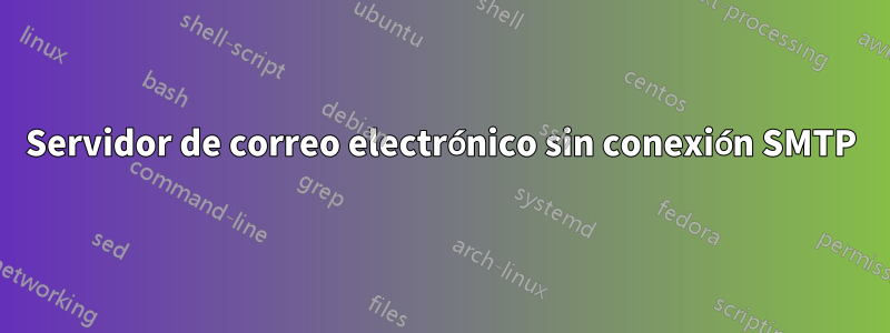 Servidor de correo electrónico sin conexión SMTP