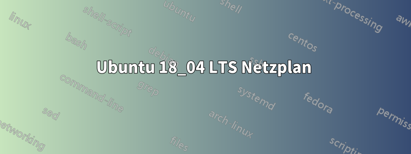 Ubuntu 18_04 LTS Netzplan