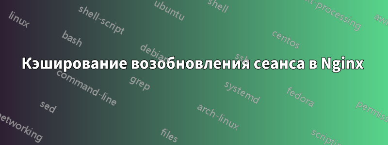 Кэширование возобновления сеанса в Nginx