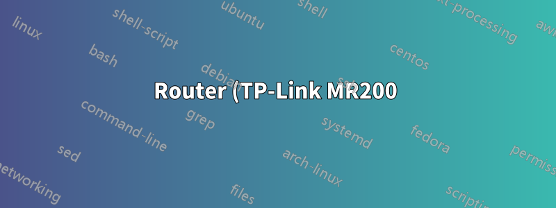 Router (TP-Link MR200) mit dynamischer IP hinter NAT kann kein IPSEC-VPN zu Ubuntu Strongswan erstellen