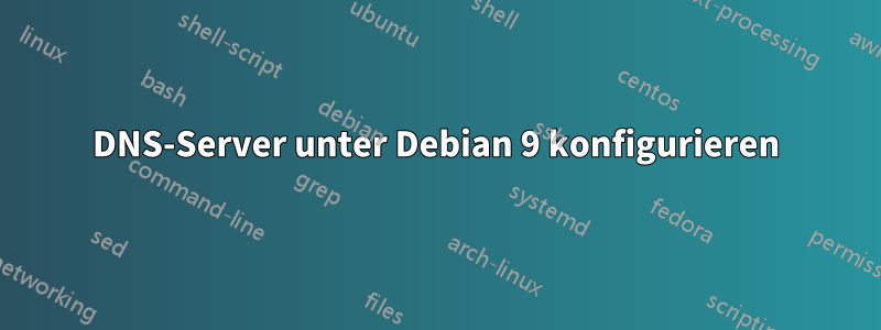 DNS-Server unter Debian 9 konfigurieren