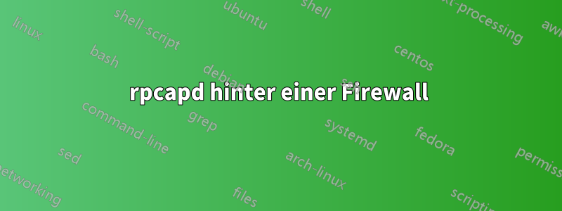 rpcapd hinter einer Firewall