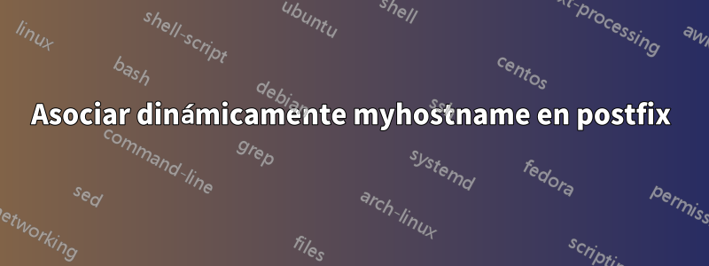 Asociar dinámicamente myhostname en postfix