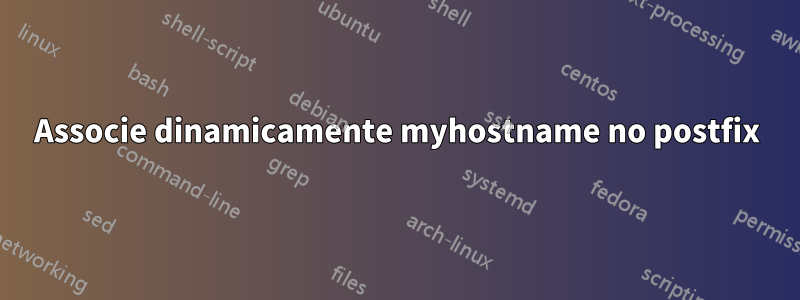 Associe dinamicamente myhostname no postfix