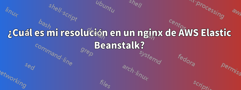 ¿Cuál es mi resolución en un nginx de AWS Elastic Beanstalk?