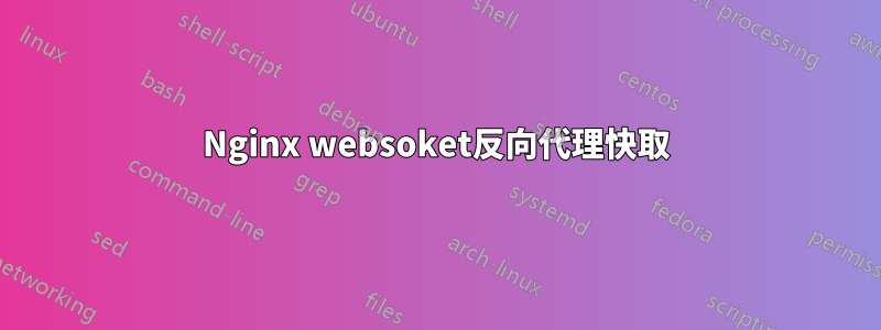 Nginx websoket反向代理快取