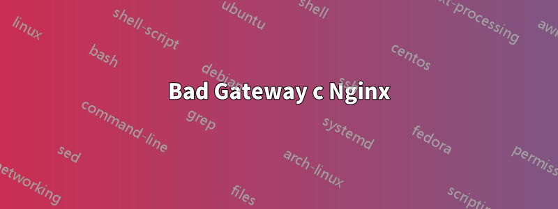 502 Bad Gateway с Nginx