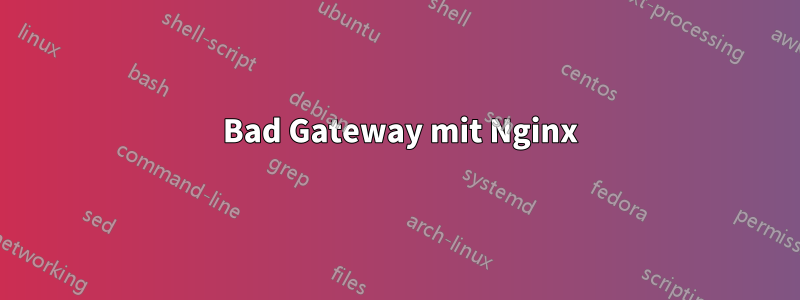 502 Bad Gateway mit Nginx