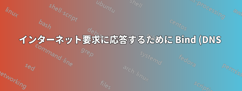 インターネット要求に応答するために Bind (DNS) サーバーを構成する方法