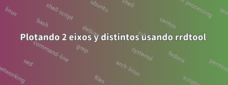 Plotando 2 eixos y distintos usando rrdtool