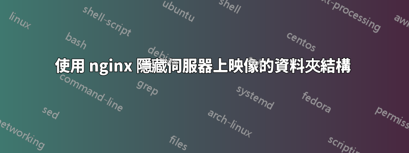 使用 nginx 隱藏伺服器上映像的資料夾結構