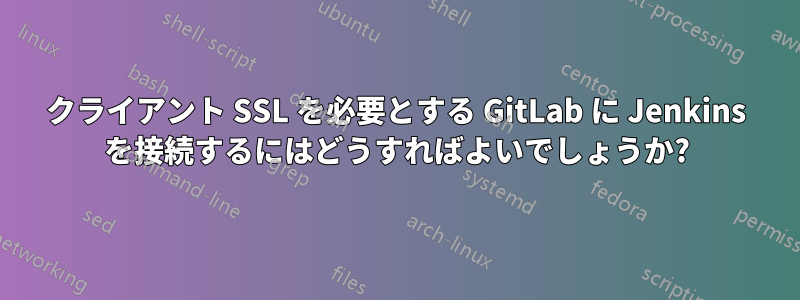 クライアント SSL を必要とする GitLab に Jenkins を接続するにはどうすればよいでしょうか?