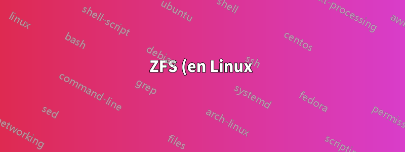 ZFS (en Linux): la importación de zfs no puede importar el grupo en línea