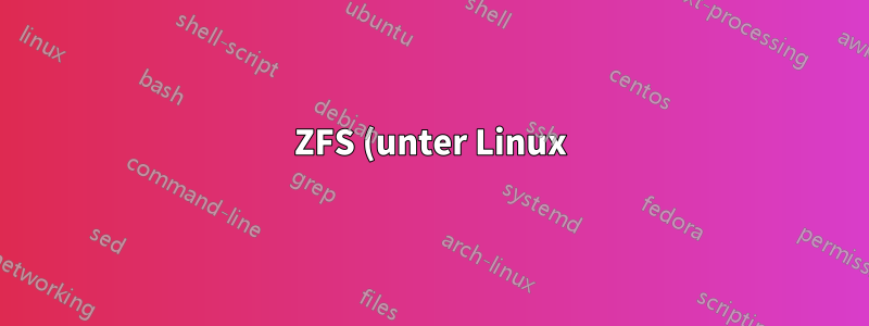 ZFS (unter Linux): zfs import kann Online-Pool nicht importieren