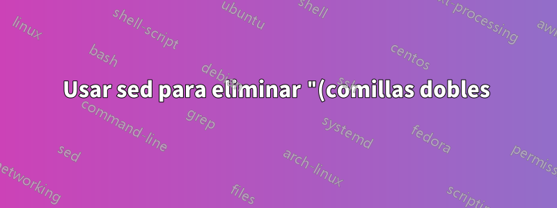 Usar sed para eliminar "(comillas dobles) en líneas de código y dejarlas en comentarios reales en un vimrc