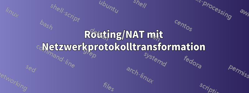 Routing/NAT mit Netzwerkprotokolltransformation