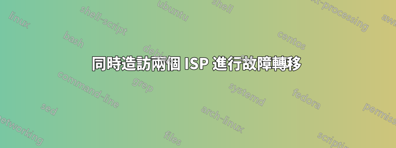 同時造訪兩個 ISP 進行故障轉移