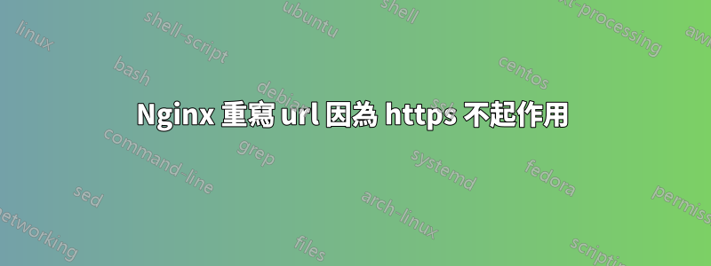Nginx 重寫 url 因為 https 不起作用