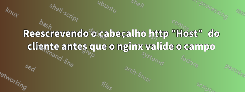 Reescrevendo o cabeçalho http "Host" do cliente antes que o nginx valide o campo