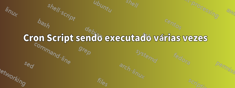 Cron Script sendo executado várias vezes 