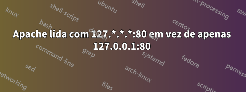 Apache lida com 127.*.*.*:80 em vez de apenas 127.0.0.1:80