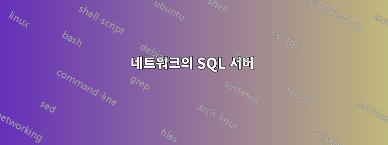 네트워크의 SQL 서버