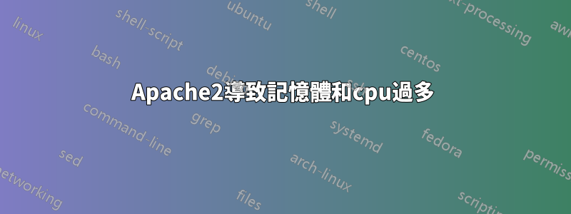 Apache2導致記憶體和cpu過多