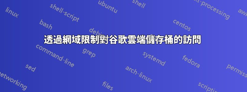 透過網域限制對谷歌雲端儲存桶的訪問