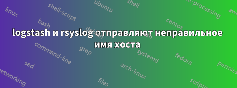 logstash и rsyslog отправляют неправильное имя хоста