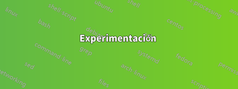 Experimentación