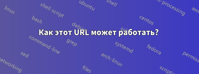 Как этот URL может работать?