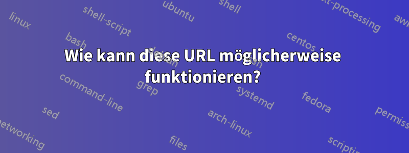 Wie kann diese URL möglicherweise funktionieren?