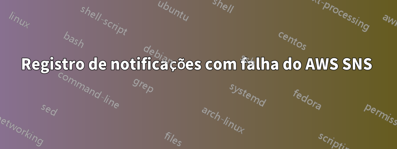 Registro de notificações com falha do AWS SNS