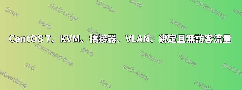 CentOS 7、KVM、橋接器、VLAN、綁定且無訪客流量