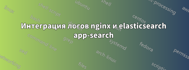 Интеграция логов nginx и elasticsearch app-search