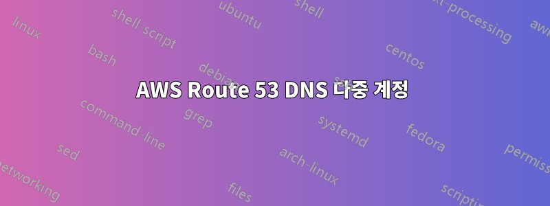 AWS Route 53 DNS 다중 계정