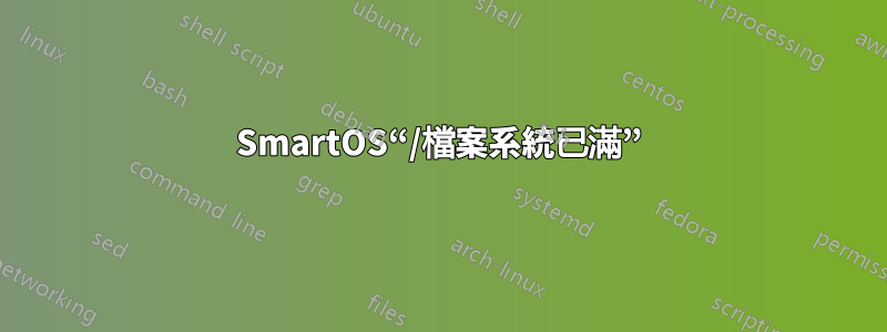 SmartOS“/檔案系統已滿”