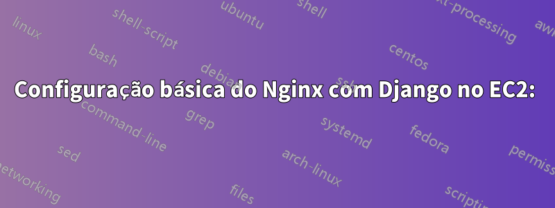 Configuração básica do Nginx com Django no EC2: