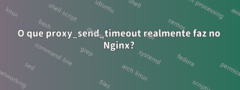 O que proxy_send_timeout realmente faz no Nginx?