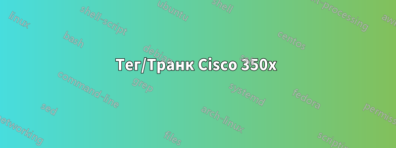 Тег/Транк Cisco 350x