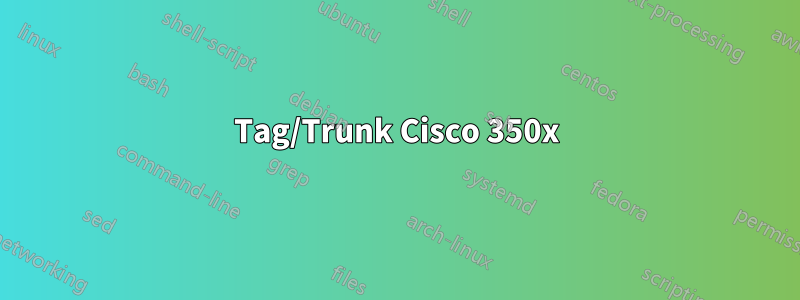 Tag/Trunk Cisco 350x