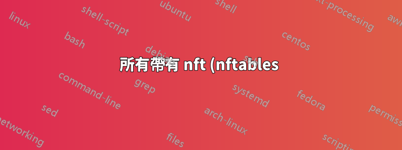 所有帶有 nft (nftables) 介面的連接埠重定向