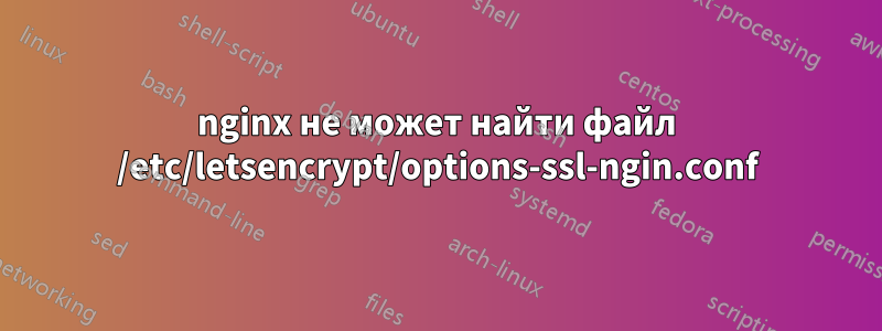 nginx не может найти файл /etc/letsencrypt/options-ssl-ngin.conf